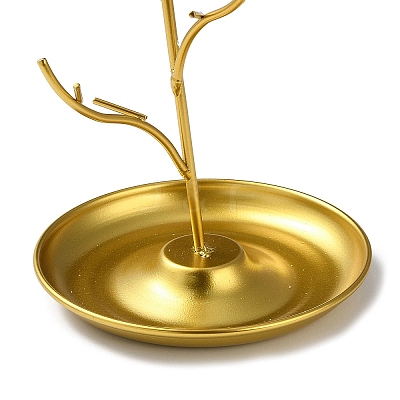 Iron Jewelry Display Stand with Tray LS-ODIS-K003-05G-1