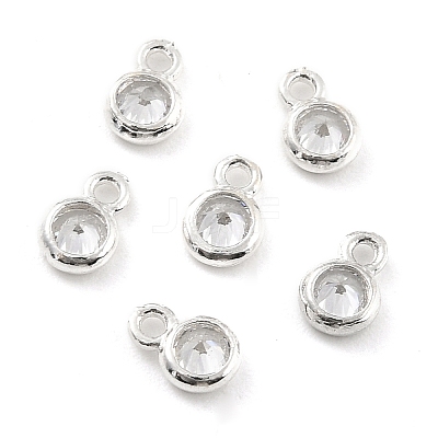 925 Sterling Silver with Single Cubic Zirconia Charms LS-STER-Z001-008S-1