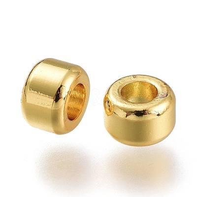 Brass Spacer Beads KK-P189-10A-G-1