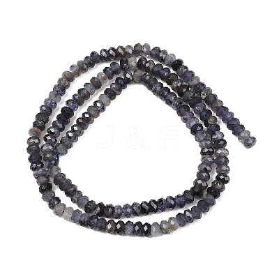 Natural Iolite Beads Strands G-P612-A02-01-1