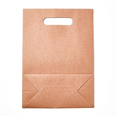 Kraft Paper Gift Bags with Ribbon Bowknot Design LS-CARB-WH0009-05C-1