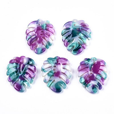 Cellulose Acetate(Resin) Pendants KY-S163-121B-1