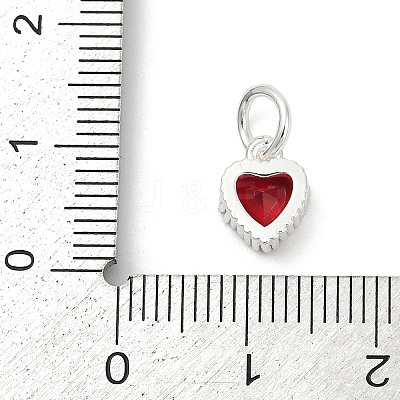 Brass Micro Pave Cubic Zirconia Pendants KK-H204-01S-07-1