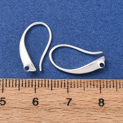 Brass Earring Hooks KK-G604-03S-1