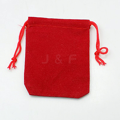 Velvet Cloth Drawstring Bags TP-C001-50x70mm-2-1