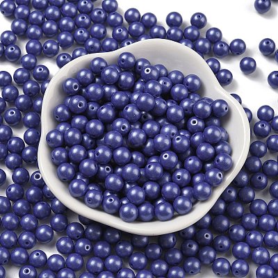 Baking Paint 3/0 Glass Seed Beads SEED-A034-02M-1