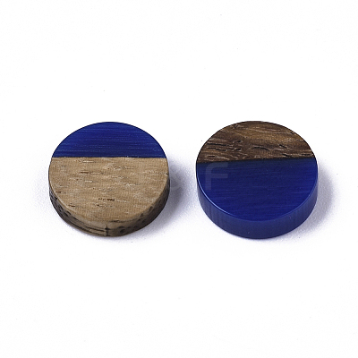 Resin & Wood Cabochons X-RESI-S358-70-H28-1