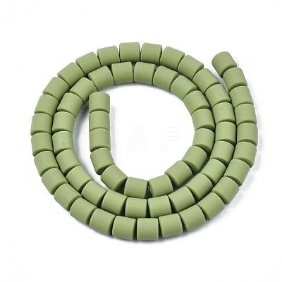 Handmade Polymer Clay Beads Strands CLAY-ZX006-01-104-1