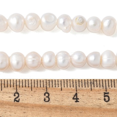Natural Cultured Freshwater Pearl Beads Strands PEAR-I007-07O-10C-1