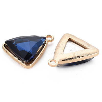 Faceted Glass Pendants PALLOY-N167-02-01LG-RS-1