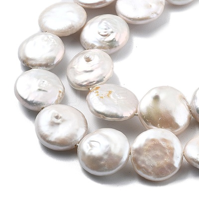 Natural Baroque Keshi Pearl Beads Strands PEAR-B004-16D-02A-1