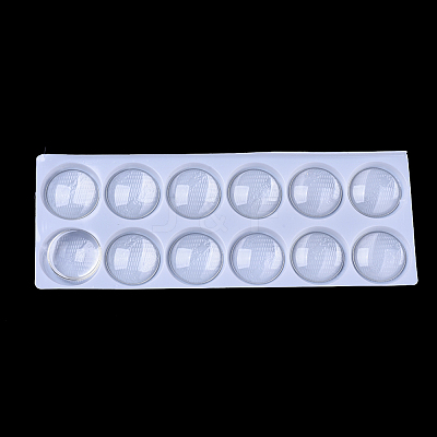 Transparent Glass Cabochons GGLA-R026-48mm-B-1