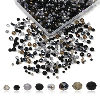 1050Pcs 10 Styles Glass Beads GLAA-YW0004-19A-1