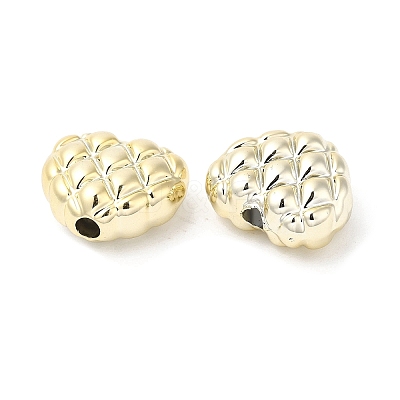 Plating CCB Plastic Waffle Beads PACR-C004-08G-1