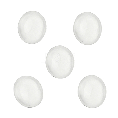 Natural Quartz Crystal Cabochons G-G290-06A-1