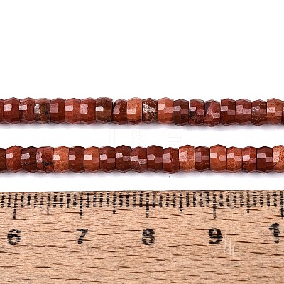 Natural Red Jasper Beads Strands G-Q606-46A-11-1
