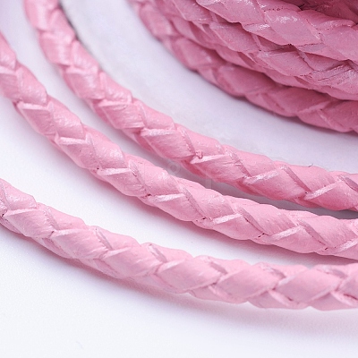 Round Braided Cowhide Cords WL-L009-01P-1