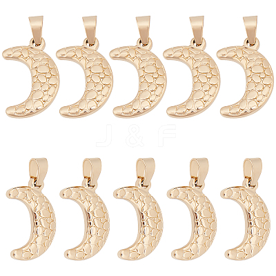 10Pcs 304 Stainless Steel Pendants STAS-UN0028-72-1