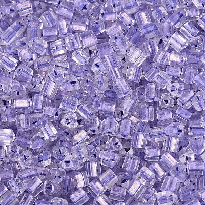 Transparent Inside Colours Glass Seed Beads SEED-T007-13I-1