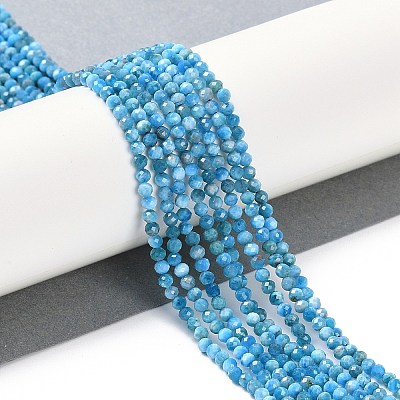 Natural Apatite Beads Strands X-G-P542-A06-02-1