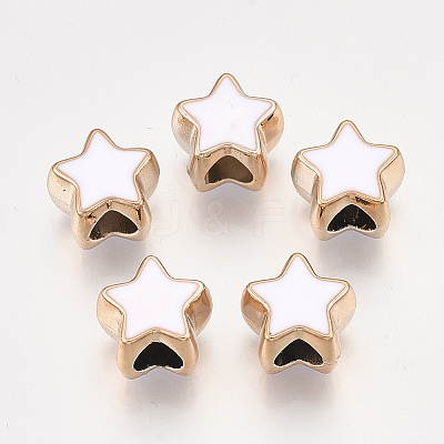 UV Plating Acrylic European Beads OACR-T005-91KC-0M-1