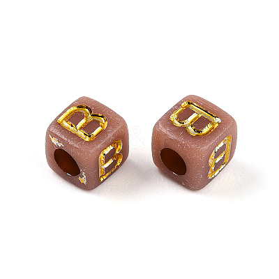 Plating Acrylic Beads OACR-N140-01B-B-1