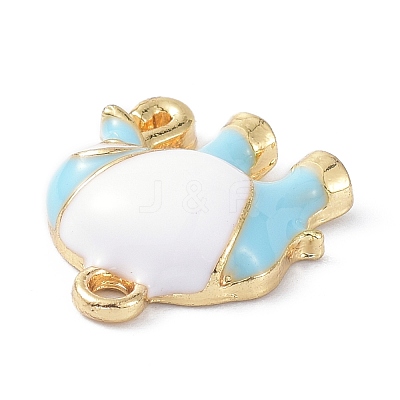 Elephant Alloy Enamel Pendants ENAM-B045-01LG-03-1