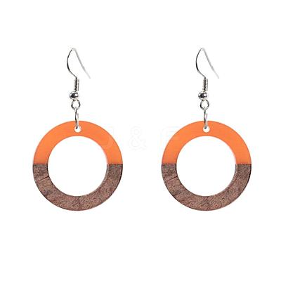 Resin & Wood Pendants RESI-OL0001-10D-1