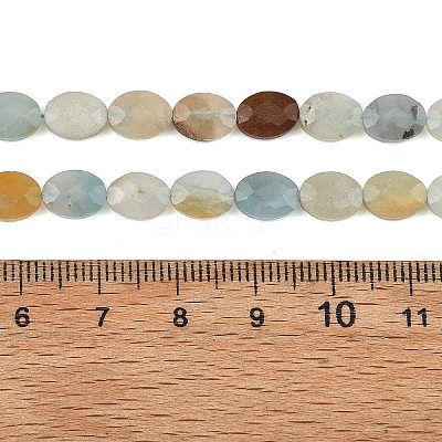 Natural Flower Amazonite Beads Strands G-H349-A01-21-1