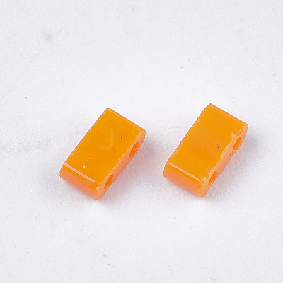 2-Hole Opaque Glass Seed Beads SEED-S023-21B-01-1