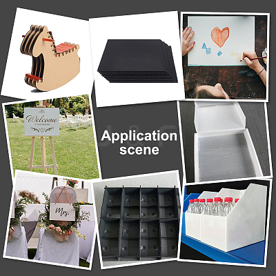 Plastic Corrugated Sheets Pads DIY-WH0569-60A-01-1