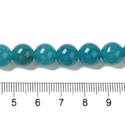 Natural Dyed White Jade Beads Strands G-M402-C04-16-1