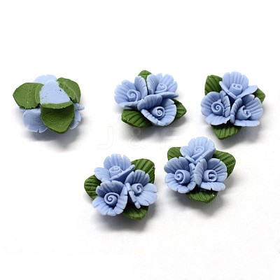 Handmade Porcelain Cabochons PORC-S1003-21G-1
