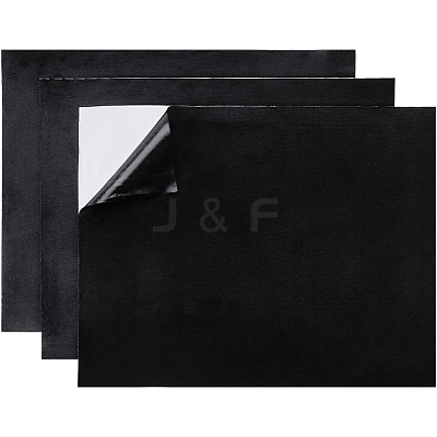 Rectangle Self Adhesive Velvet Patches AJEW-WH20011-11A-1