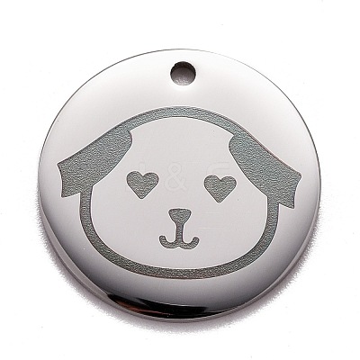 Non-Tarnish Stainless Steel Pendants STAS-G252-07P-1