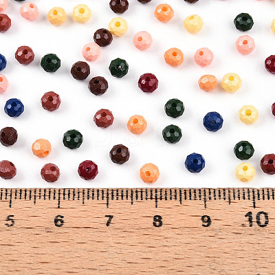 Opaque Colours Glass Seed Beads SEED-N007-19D-1