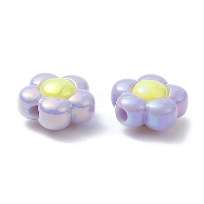 UV Plating Acrylic Beads PACR-R249-07-1