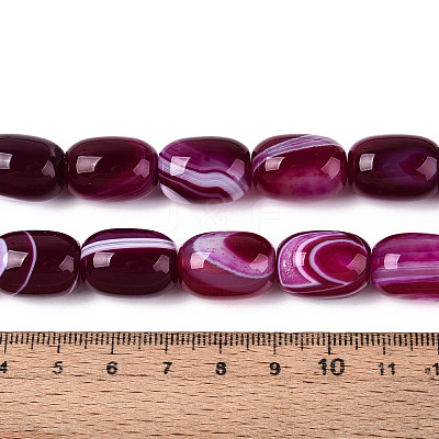 Natural Agate Beads Strands G-N356-02A-09-1