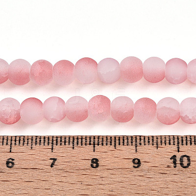 Crackle Glass Beads Strands GLAA-N009-6mm-03-1