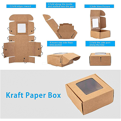 Kraft Paper Box CON-WH0032-E01-1