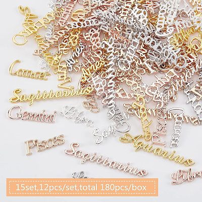 15 Sets 5 Style Alloy Cabochons FIND-OC0001-26-1
