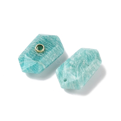 Natural Amazonite Faceted Pendants G-B151-02I-1