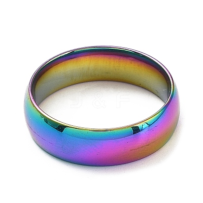 Ion Plating(IP) 304 Stainless Steel Flat Plain Band Rings STAS-I160-A-20mm-M-1