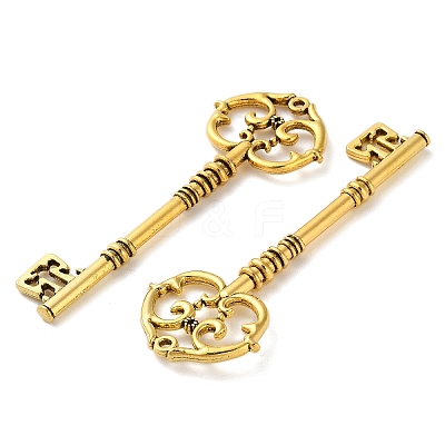 Tibetan Style Zinc Alloy Big Pendants X-FIND-G075-01AG-1