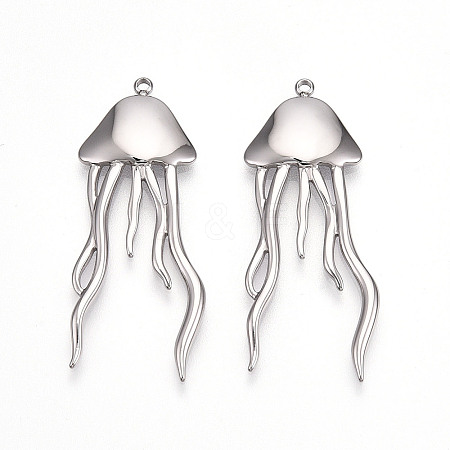 304 Stainless Steel Pendants STAS-T064-63P-1