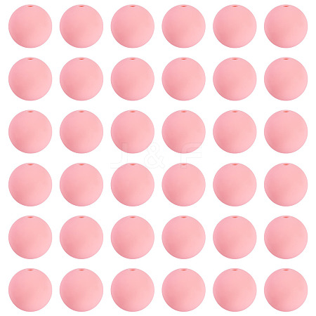 50Pcs Food Grade Eco-Friendly Silicone Beads SIL-TA0002-89E-1