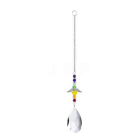 Crystal Glass Sun Catcher Pendant PW-WG76066-02-1