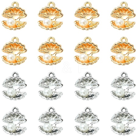 16Pcs 2 Colors Alloy Pendants FIND-YW0012-37-1