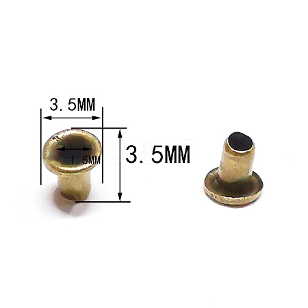 Brass Grommet Eyelet Findings PW-WG380A2-01-1