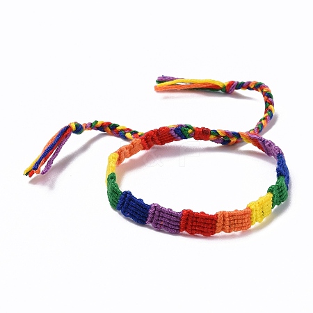 Rainbow Pride Bracelet LS-BJEW-F419-10-1